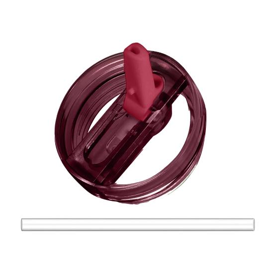 Flip Straw Lid for 40 Oz Tumbler Leak Proof Replacement BPA-Free Reusable Cup Lid for Water Juice Milk Tea