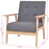 VidaXL Fauteuil Canapé Simple de Salon Siège de Salle de Séjour Meuble de Salon Chambre à Coucher Bureau Maison Intérieur 244651