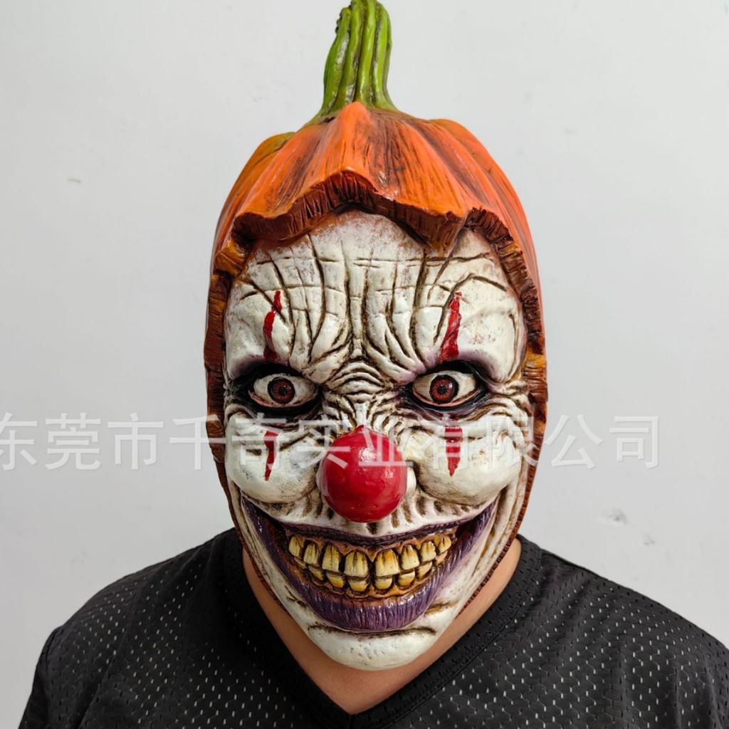 New Pumpkin Mask Halloween Horror Mask Easter Haunted House Costume Funny Party Prank Props