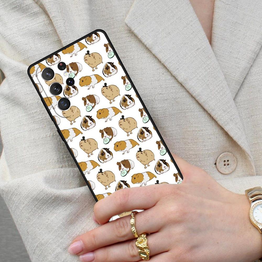 Hamster Guinea Pig Cell Phone Case for Samsung Galaxy S26 Ultra S25 S24 S23 S22 S21 S20 Note10 Cover