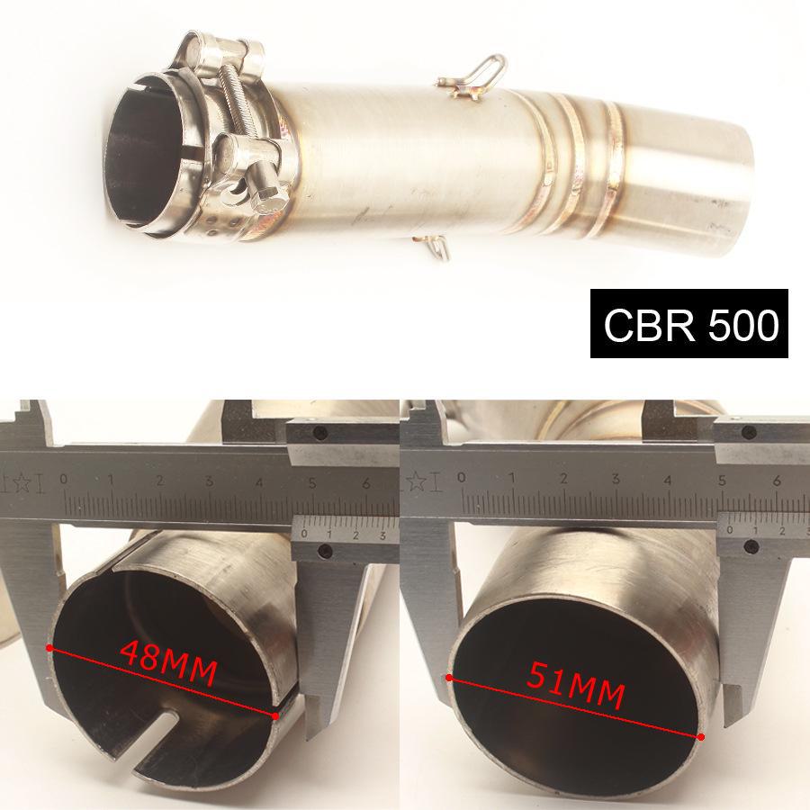 

Колено из нержавеющей стали для модифицированной выхлопной системы Honda CBR300/CBR500