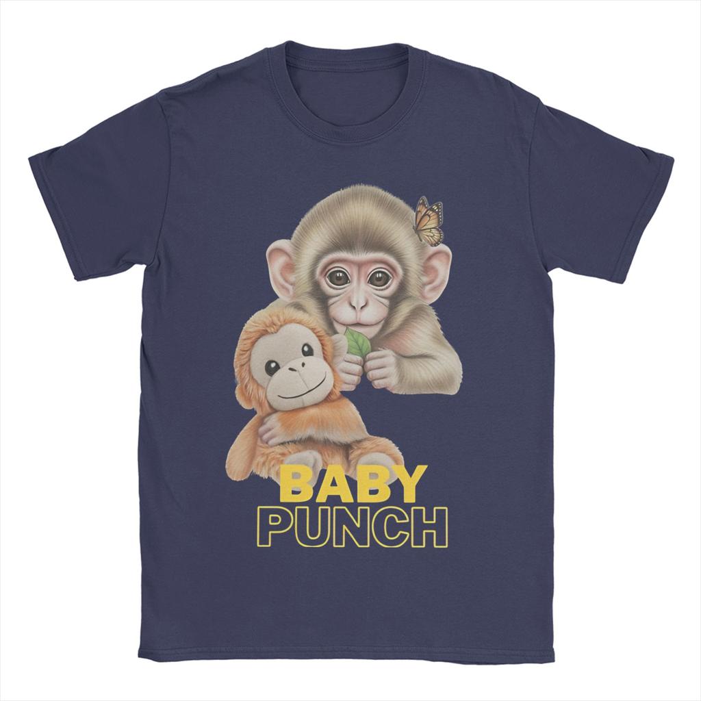 Baby Monkey Punch Cute Monkey Punch TShirt Summer Cotton TShirts For Unisexs Fashion Loose Tshirt ShortSleeved YK Funny Tops