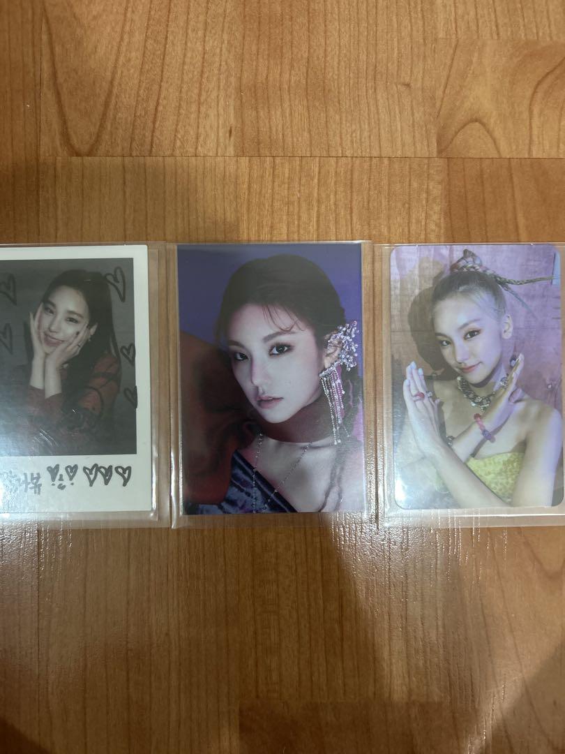 

[USED] ITZY Yeji trading card