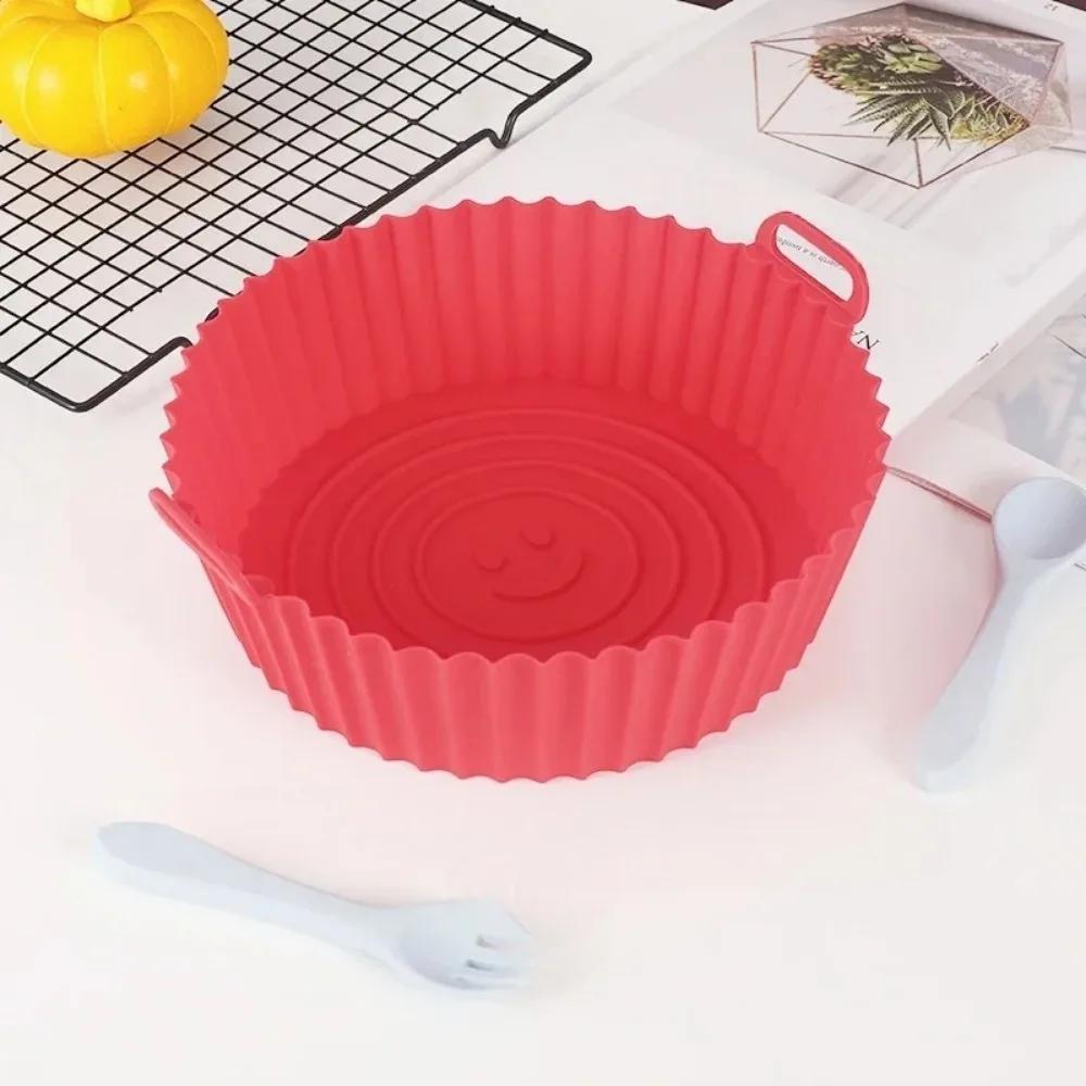 High Temperature Resistant Air Fryer tray Silicone Pad Oven Cake Bread Mold Food Grade Baking bread Tray for Kitchen Tools