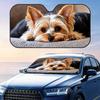 Fluffy Ears Animals Sun Visor Foldable Car Windshield Sun Shade UV Protection Reflective Heat Insulation Reusable Cover