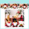 Delightful Cartoon Style Christmas Decorations With Snowman And Reindeer Figures