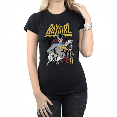 Womens/Ladies Heroine Or Villainess Batgirl Cotton T-Shirt