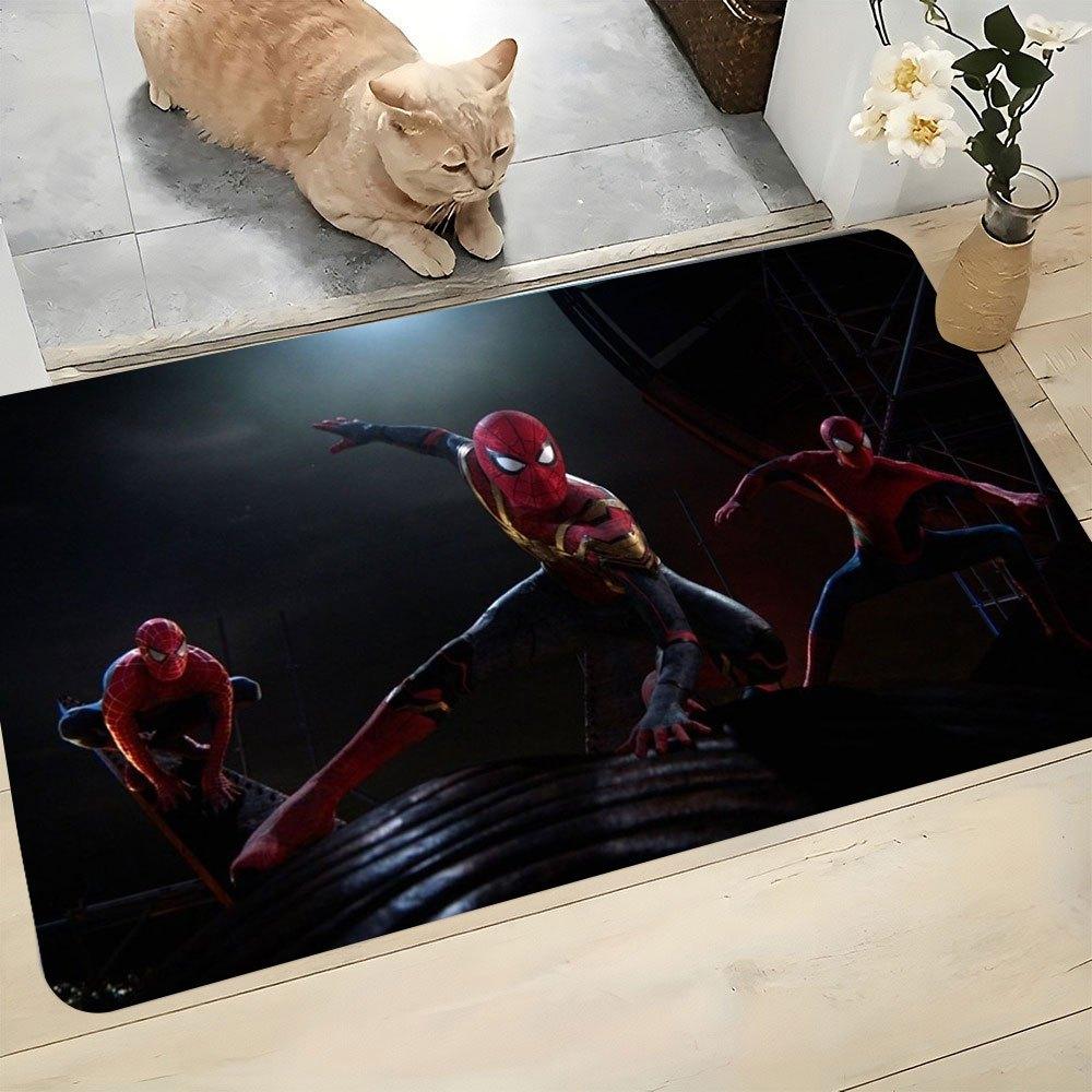 1pz Zerbino a Tema Marvel Spider-Man per Ingresso/Soggiorno, Regalo Ideale per Fan di Supereroi, Regalo di Festa & Decorazione per la Casa P
