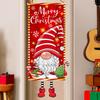 Christmas Door Curtain Flag Outdoor Gift Background Decoration