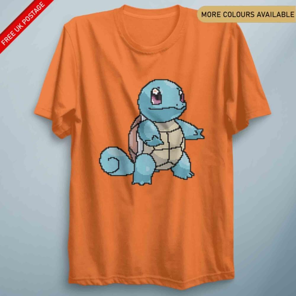 Squirtixel Anime T Shirt Adults Kids Unisexga Top Pixel Shirt Birthday Anime Gift