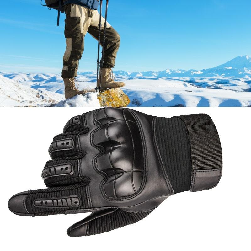Motorcycle Gloves Hard Knuckle Breathable Good Grip Anti Slip Full Finger Powersports Gloves for