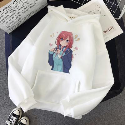 The Quintessential Quintuplets Hoodies Women Sweat Y2k Y2k Aesthetic 90s Long Sleeve Top Tracksuit Women Gothic Clothes Unisex