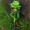 Micro Landscape Ornaments Creative Resin Frog Rabbit Turtle Dwarf Sculpture Outdoor Garden Craft Statue Decoration Figurine