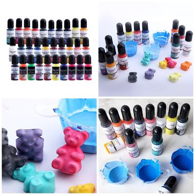 30 Colors Gypsum Cement Coloring Planter Pigment for Gypsum Powder Color Concentrate Cement Plaster Mold Decor Handmade