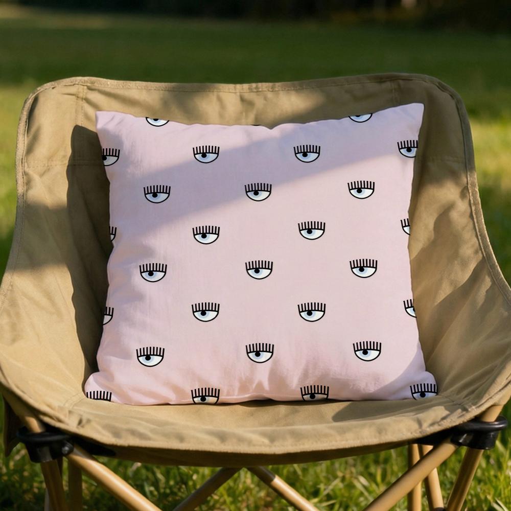 Hot Eyes CChiaraS Cushion Cover Soft Reversible  Durable Pillow Cover  MultiScene Use for Home  Car Daily Comfort