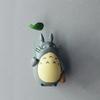 Yousheng Fish Tank Decoration Vivid Colorfast Aquarium Landscaping PVC Anime Figure Miyazaki Cat with Leaf Ornament Aquarium Accessories