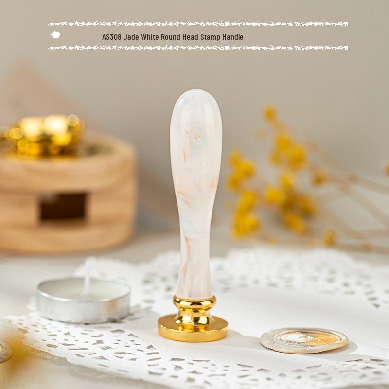 Retro Magic Academy Sealing Wax Stamp with Roman Column Handle