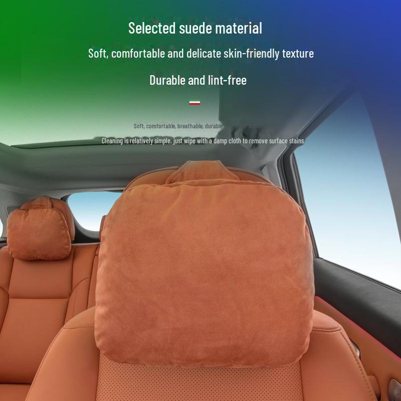 Kopfstütze aus Leder für Leapmotor C10/C16: Atmungsaktive, bequeme Nackenstütze