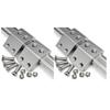 Heavy Duty Rail Brackets Holders Support Clamps with 8mm Threaded Holes for Reliable Mounting of Tool Easy Installation