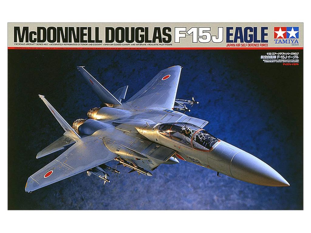 Tamiya Aircraft Series 07 Japan Air Force Eagle Plastic Model 60307 1/32 No. Self-Defense F-15J