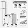 Portable Stair-Climbing Trolley: Folding Cart for Groceries, Camping, and Outdoor Use