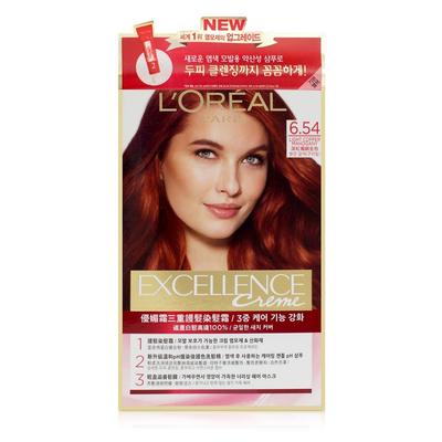 L'Oréal New Excellence Farba do włosów w kremie 6.54 (Miedź)