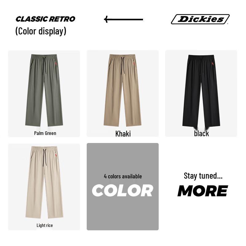 Dickies Men's Ice Silk Straight Leg Casual Trousers