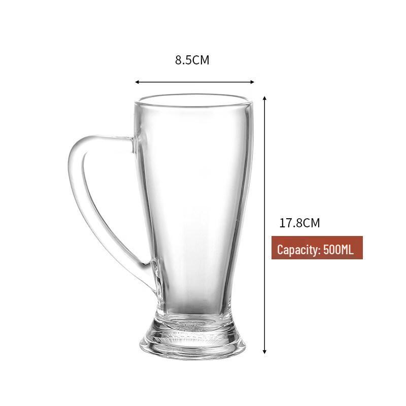 

Shangqi 500ml Heat-Resistant Glass Mug with Handle