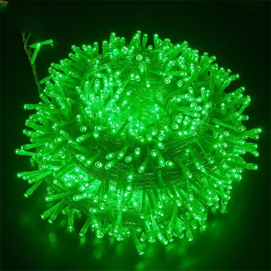 High Density 2000/4000 LED Christmas Garland Light Outdoor Wedding Party Fairy Light Waterproof Christmas Tree String Light