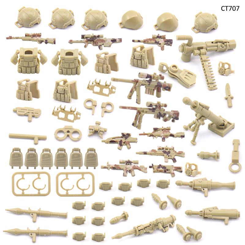 MOC Military Building Block Set Weapons War Army Accessories Soviet Army Characters Cannon Carts Launchers Tents Block Bricks Gift Presents Toy