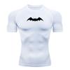 Men's Compression Athletic T-Shirt, Quick Dry Breathable Bat