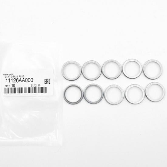 10Pcs 11126AA000 For 1985- Subaru Oil Drain Plug Crush Washer Gasket