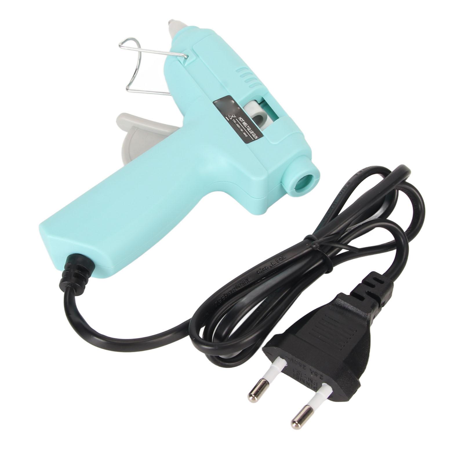 

Инструмент для горячего клея 20 Вт Быстрый предварительный нагрев DIY Мини-машина для горячего расплава с 30 клеевыми стержнями для дома EU Plug