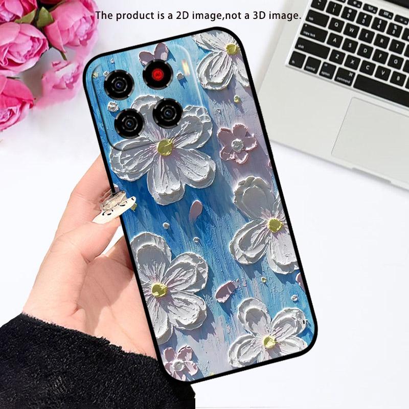 Handyhülle Für ZTE Blade A56 Niedliches Cartoon-Muster TPU Weiches Silikon Rückabdeckung Für ZTE BladeA56 A 56 4G Z2473 ZTEA56 Fundas Capa