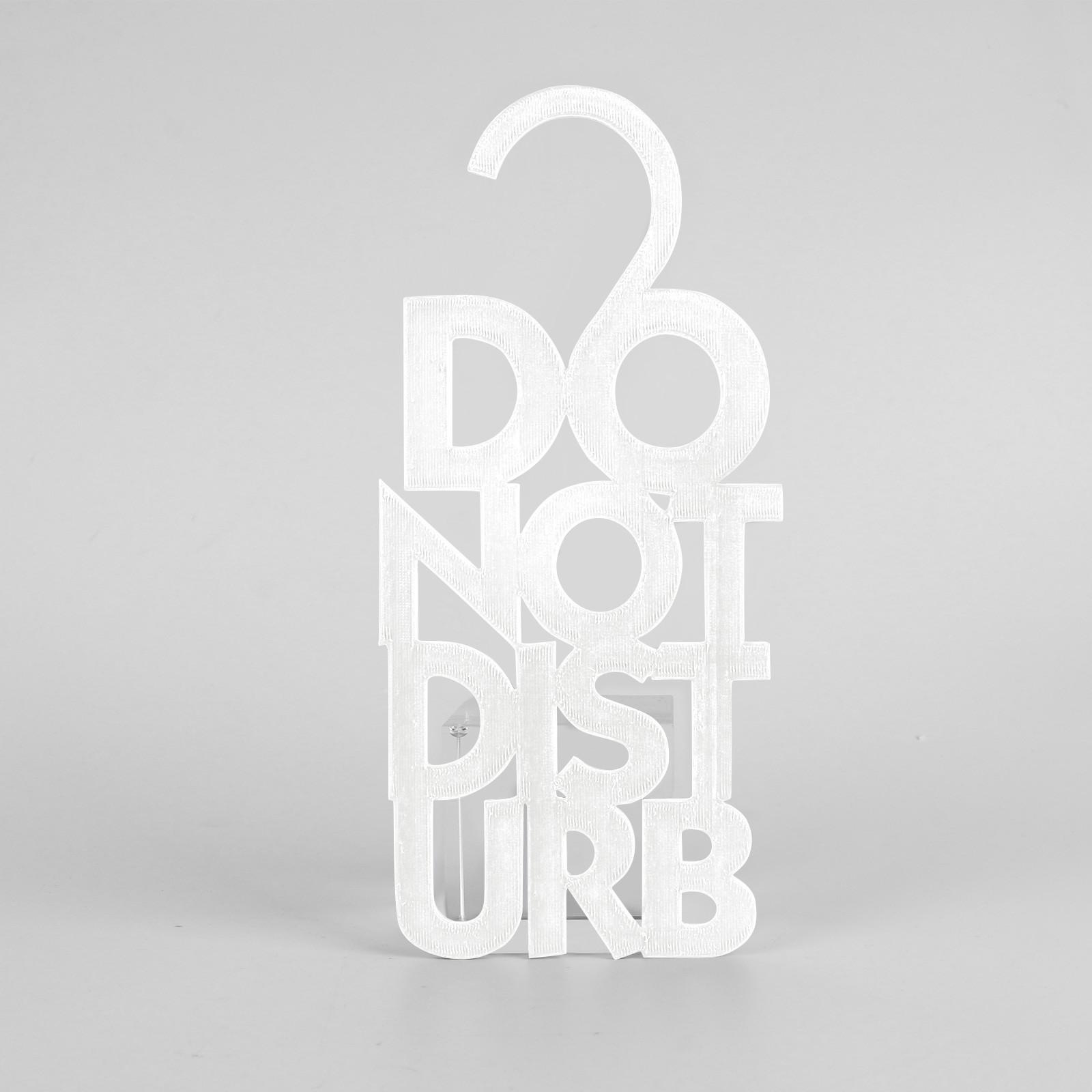 

3D-печать. Пожалуйста, не беспокоить. Табличка на дверь. Украшение для дома. Детская и подростковая комната. Украшение дверной ручки. One Size