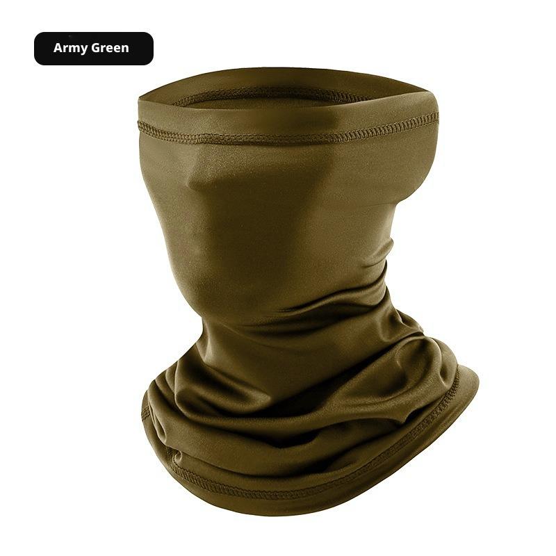 Ice Silk Sun Protection Face Mask Quick Dry Elastic Cooling Cycling Balaclava Neck Gaiter Outdoor Sports Headwear Manufacturer