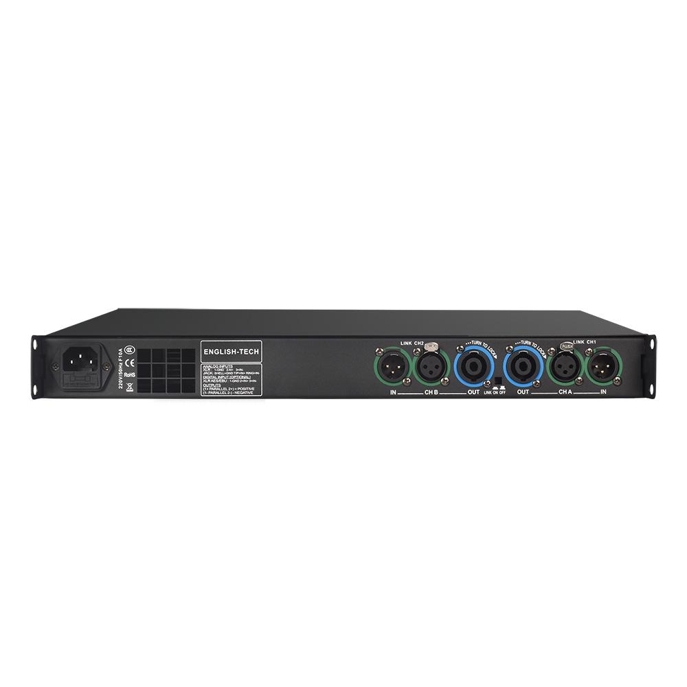 Professional Dual-Channel/Quad-Channel High-Power Digital Amplifier for Bar, Stage, Wedding, or KTV Performances