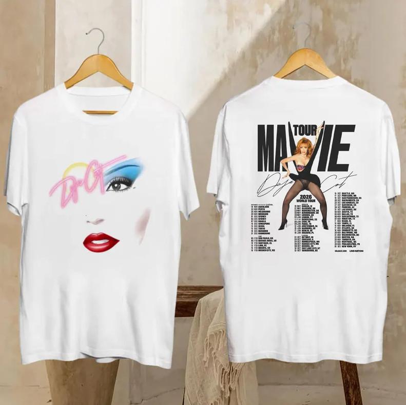 Doja Cat Tour 2026 Graphic Tee | Ma Vie World Tour Merch | Rap Music Fan Shirt Unisex T-Shirt XXXXL