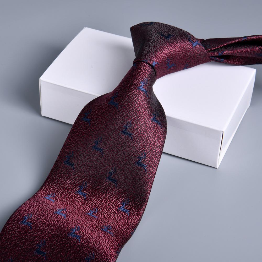 

Стильный мужской формальный деловой полосатый жаккардовый галстук ручной работы 146cm*8cm*3.5cm