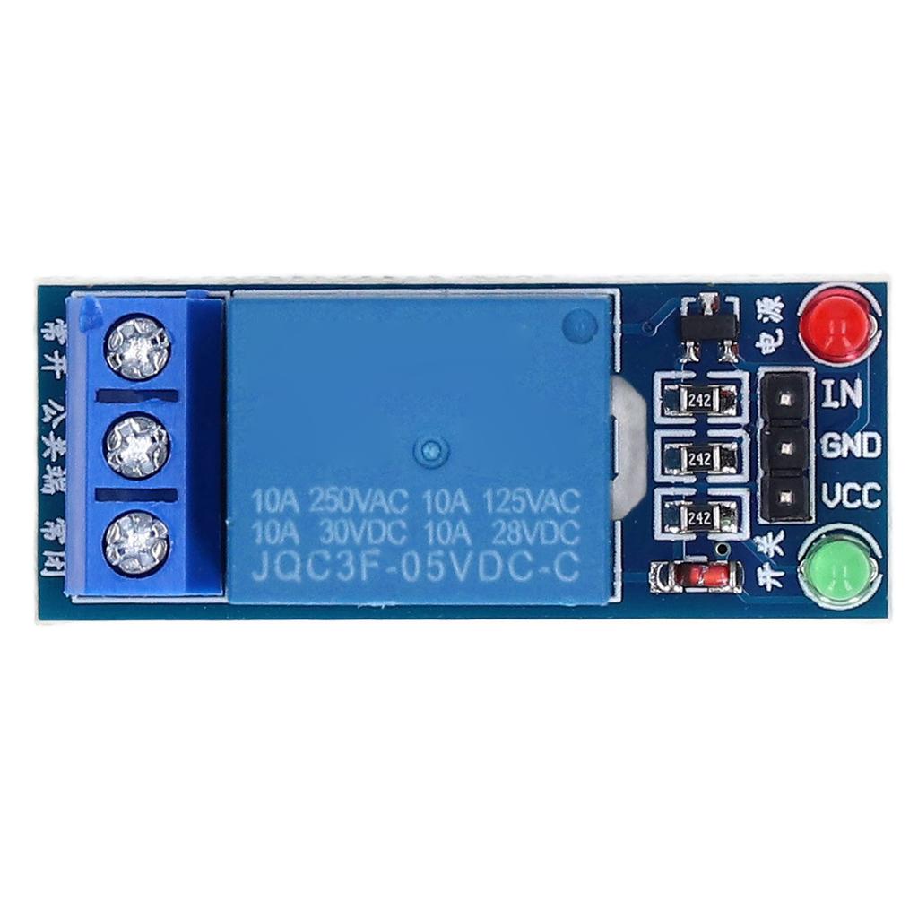 5 Stück 1-Kanal-Relaismodul PCB-Relaisplatine mit Optokoppler-Isolierung High-Low-Level-Trigger