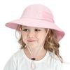 Girls Large Brim Breathable Beach Hat with Neck Flap Kids Sun Hat Beach Play Hat Sun Protection Hat