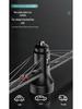 Metal Dual USB+Type-C Car Charger with Fast Charging for Huawei & Apple