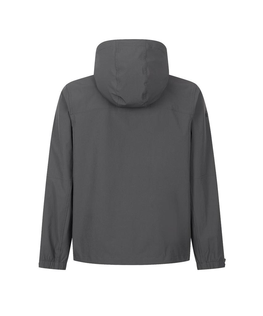 Discovery Expedition Men'S Freshvent Lightweight Woven Training Hooded Jacket (D.Grey)
