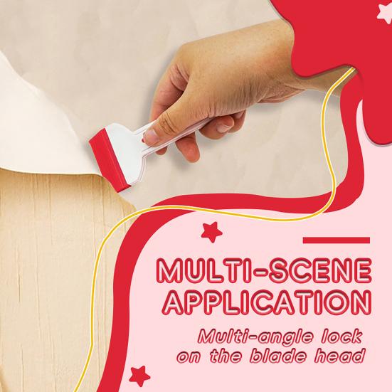 Stěnová lopatka Ergonomický design rukojeti Čepel odolná proti poškrábání Víceúčelová škrabka Nástroj z horkovstřikovaného plastu