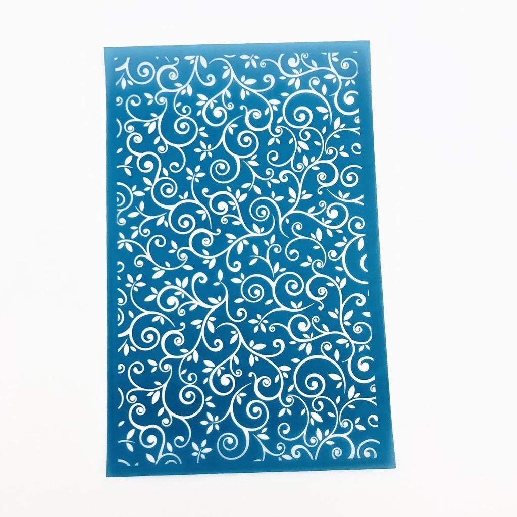 Silk Screen Stencils Reusable Silkscreen-Print Kit Leaves Mesh-Screen Printing Kit for DIY Earrings Clay T-Shirts-Decor