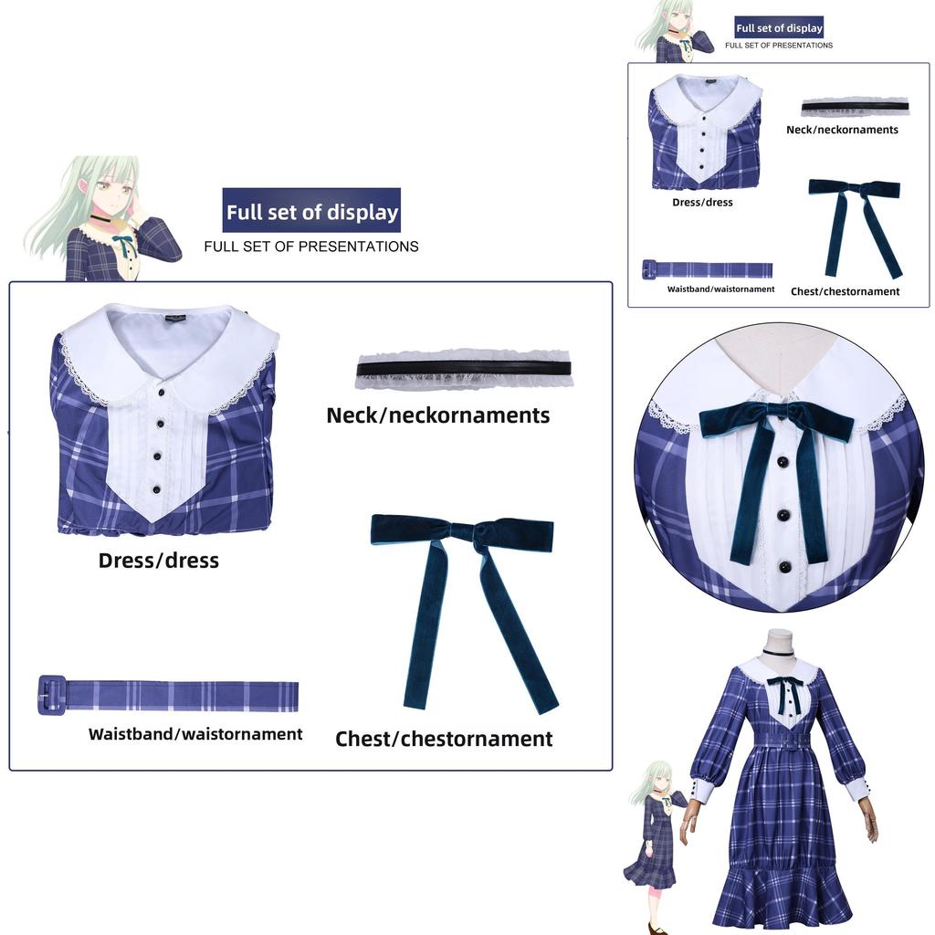 Bang Dream Avemujica Cosplay Costume With Polyester Fabric For Anime Role Play