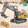 Alloy Remote-Controlled Children'S Toy Car Wireless Electric Simulation Excavator Excavator Boy Remote-Controlled Engineering Ve