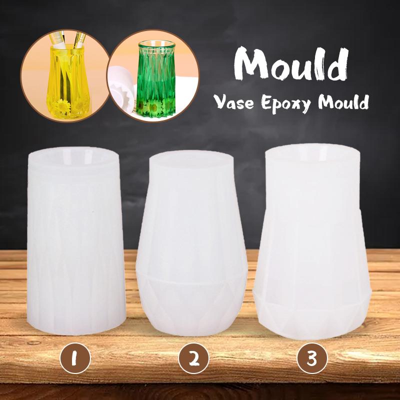Matrițe de Rășină pentru Turnare Multi-formă Bricolaj Vază de Flori Matrițe de Silicon Instrument Folosit pentru Decorațiuni de Familie Instrumente de Turnare Confecționare Artizanat