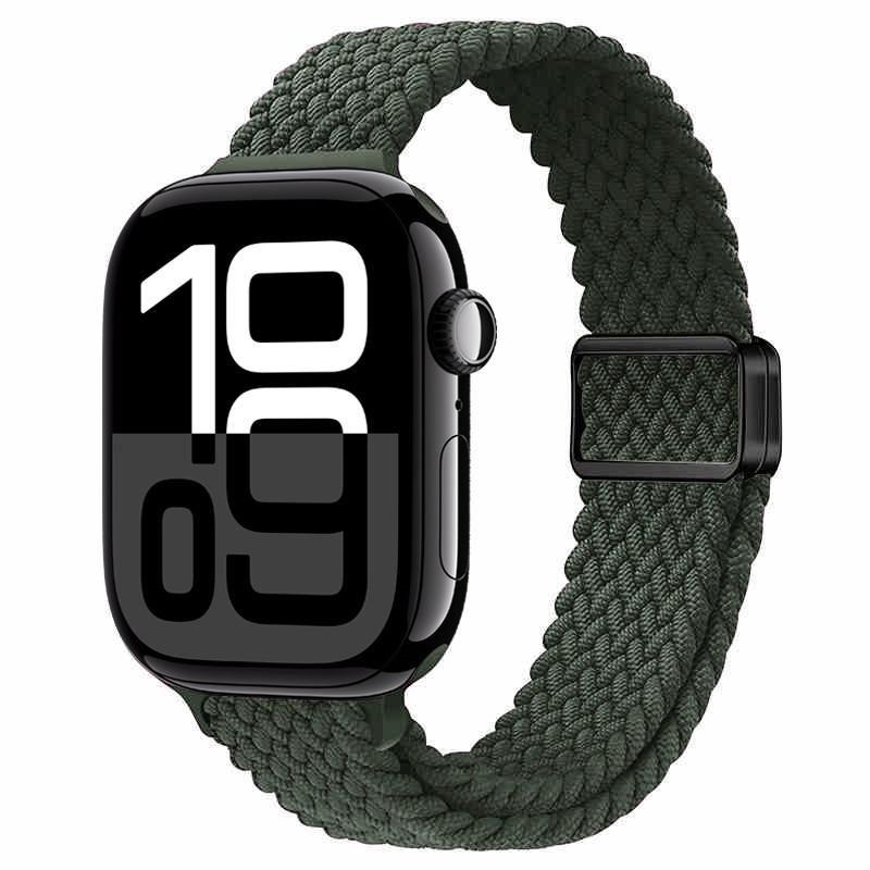 Slim Strap magnetic Braided Band Apple Watch 46mm 42mm Ultra 3 44mm 40mm 45mm 49mm 46mm 41mm iWatch Series 11 10 9 8 7 6 5 4 SE3