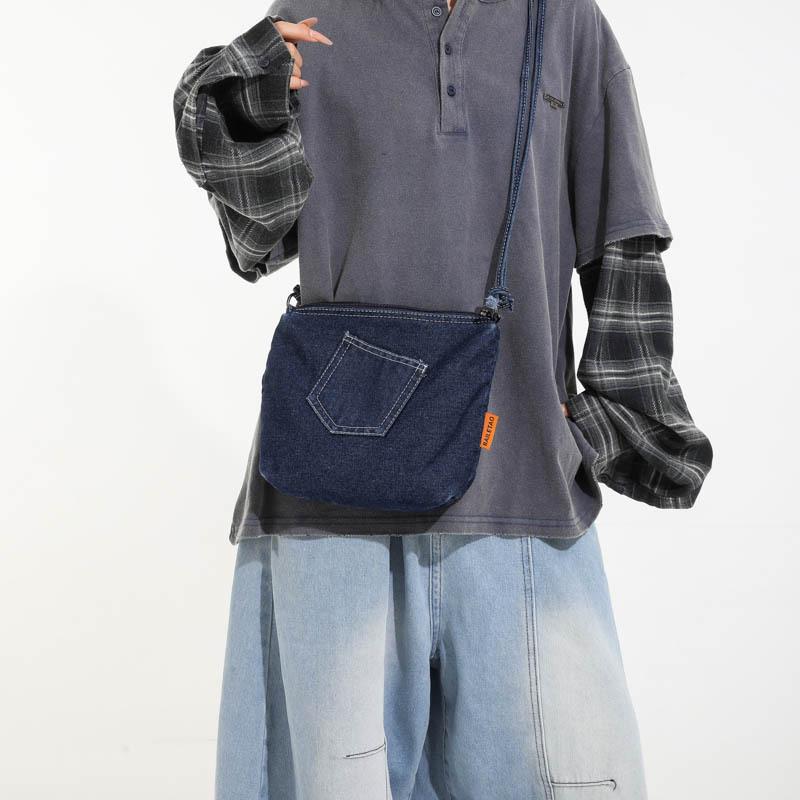 Denim-Umhängetasche, Mini-Tasche, Schultertasche für Damen